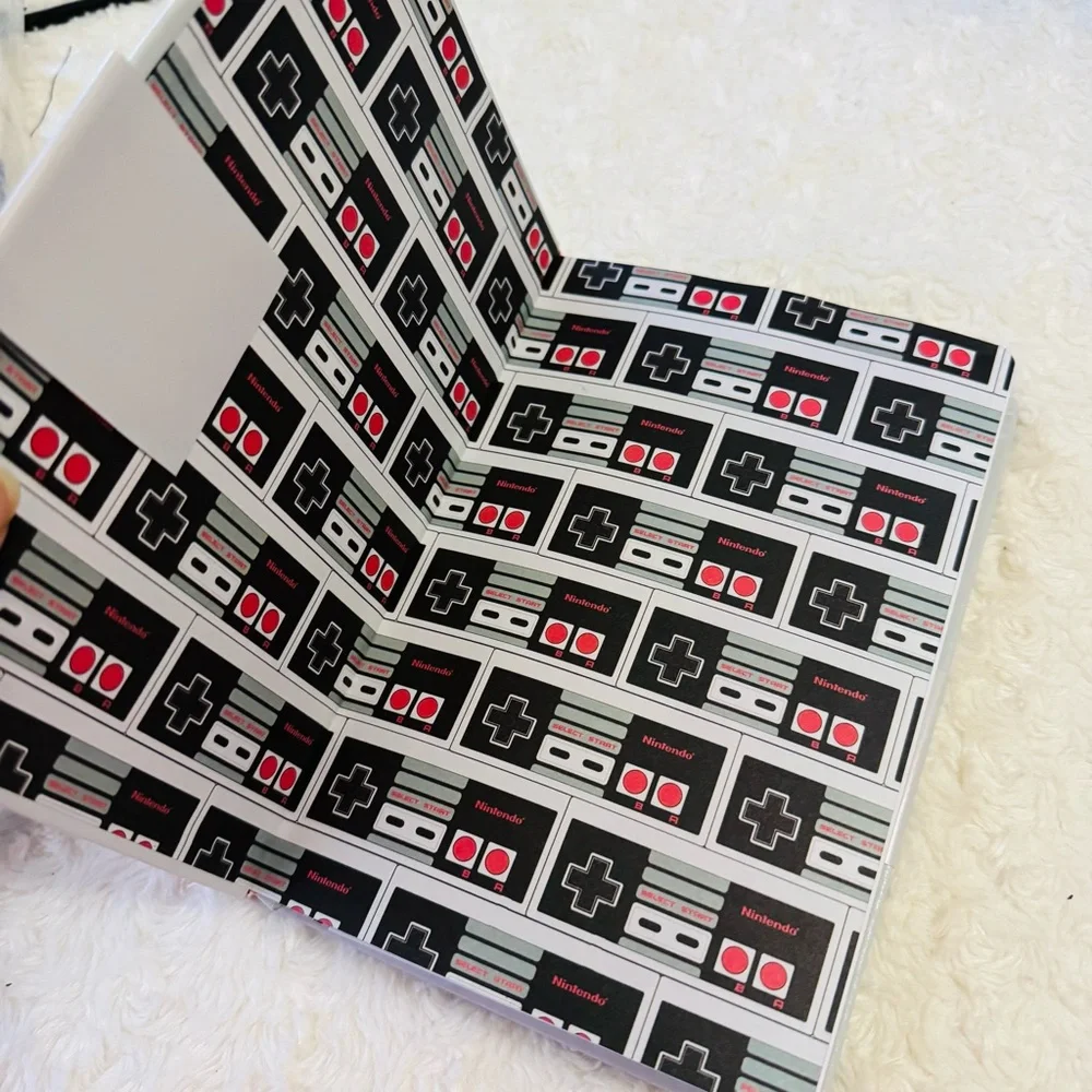 Nintendo NES Controller Notebook - Black, Red, and Gray